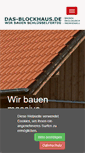 Mobile Screenshot of das-blockhaus.de