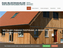 Tablet Screenshot of das-blockhaus.de